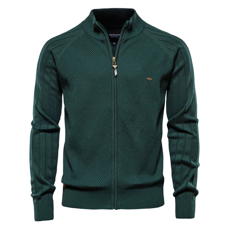 Herren Strickjacke mit Stehkragen Echoarchiv