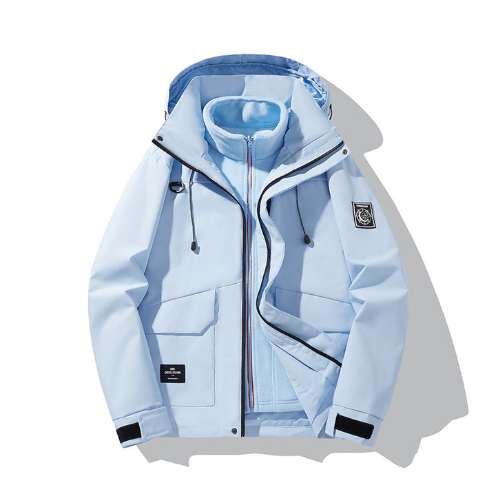 Herren Wetterfeste Outdoorjacke mit Kapuze Echo Archiv