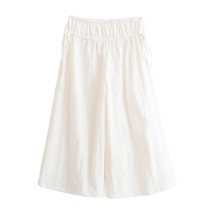 Damen weite Culotte mit elastischem Bund und verstellbarem Bindeband Echo Archiv
