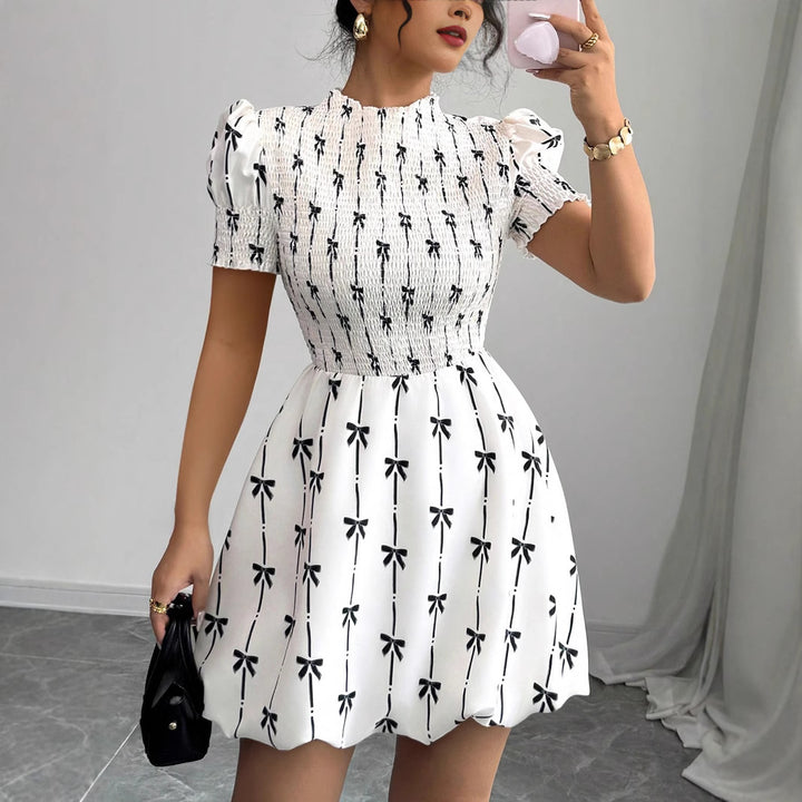 Damen Verspieltes Sommerkleid mit Rüschendetails und hochwertiger Baumwollmischung Echo Archiv
