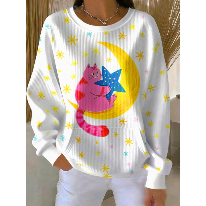 Damen Gemütlicher Pullover Echoarchiv