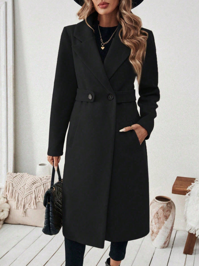 Damen Eleganter und moderner Langmantel