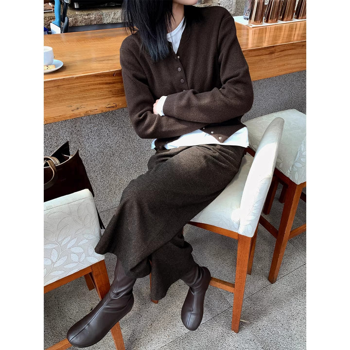Damen Lässige, weite Strickjacke Echoarchiv