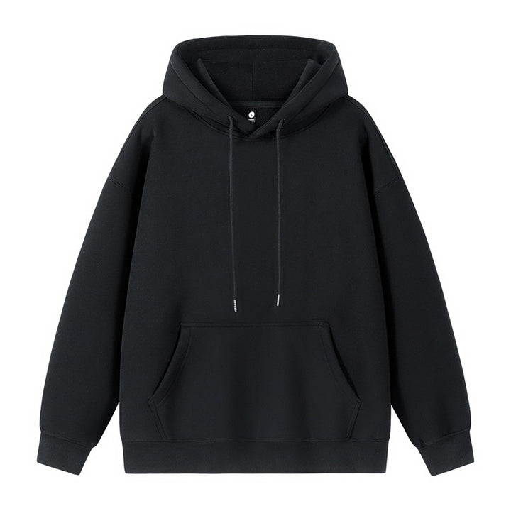 Unisex Oversize-Kapuzenpullover mit Kängurutasche und überschnittener Schulter Echo Archiv