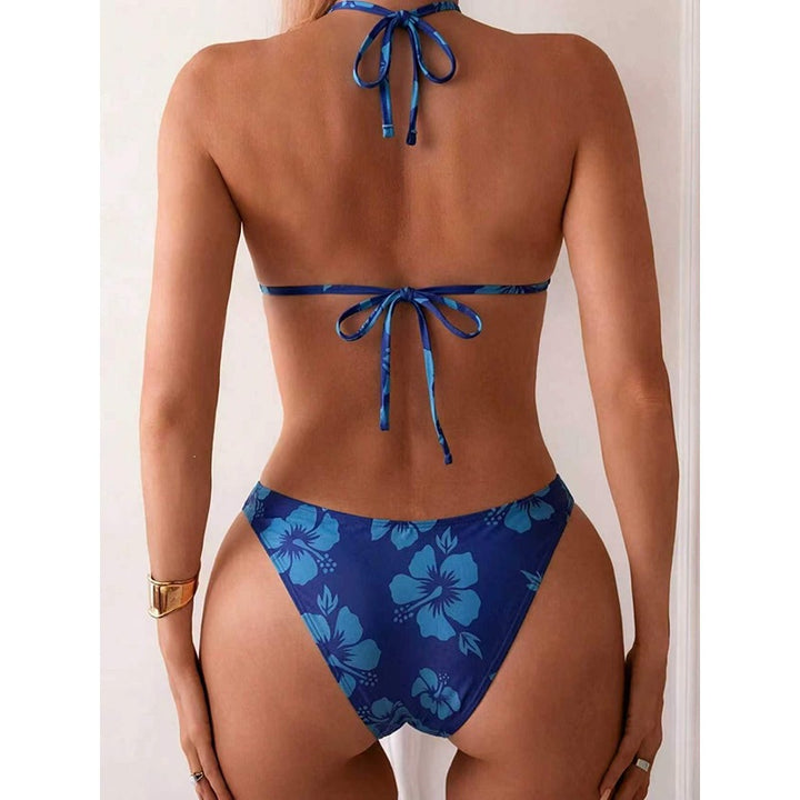 Damen Triangel-Bikini-Set mit floralem Design Echo Archiv