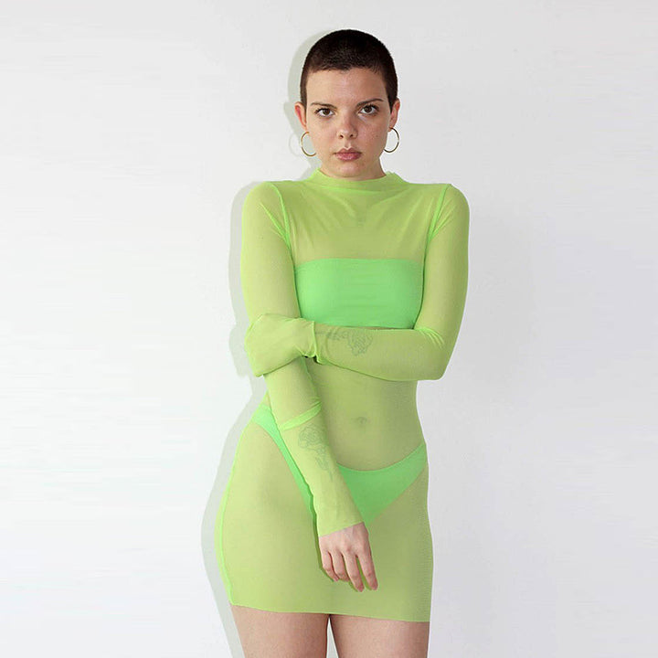 Damen sexy Nachthemd aus transparentem Material Echo Archiv