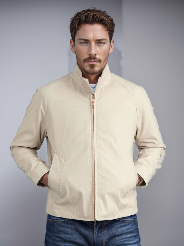 Herren sportliche Utility-Jacke mit wärmendem Innenfutter und stylischem Kragen Echoarchiv