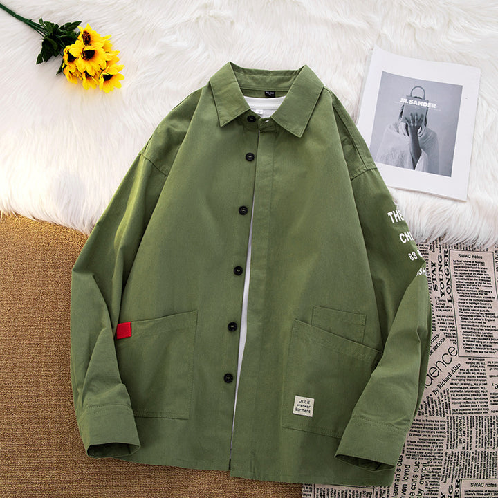 Herren lässige Hemdjacke mit praktischen Taschen und modernem Schnitt Echoarchiv