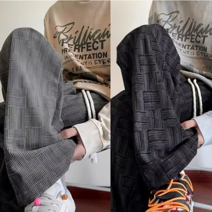 Damen Legere Karo-Design Jogginghose Echoarchiv