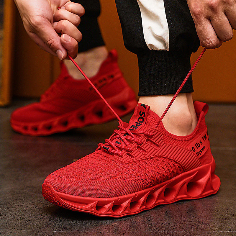 Unisex Performance-Sneaker mit innovativer gelochter Luftsohle und gestricktem Obermaterial – Norré