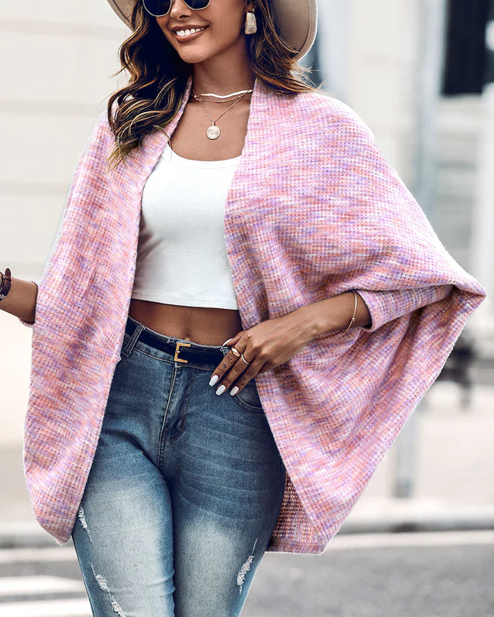Damen Weiches Strickcape Echo Archiv