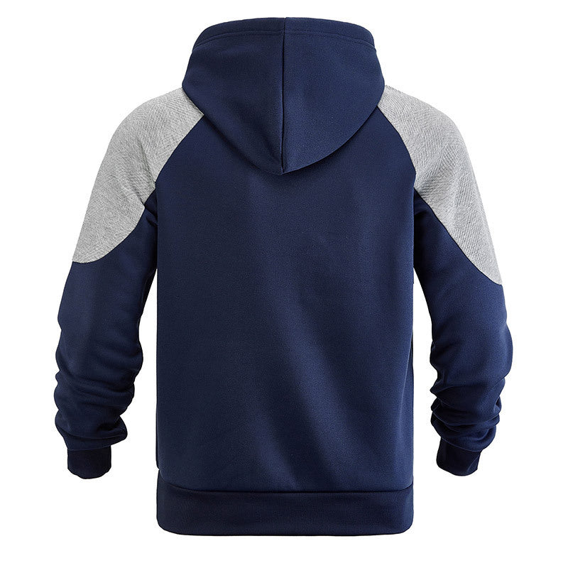 Herren Sportlicher Kapuzenpullover mit strukturiertem Design Echoarchiv