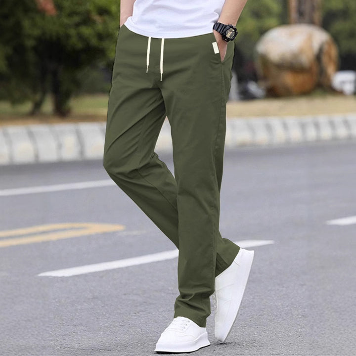Herren Freizeit-Hose mit verstellbarem Bund und atmungsaktivem Material Echoarchiv