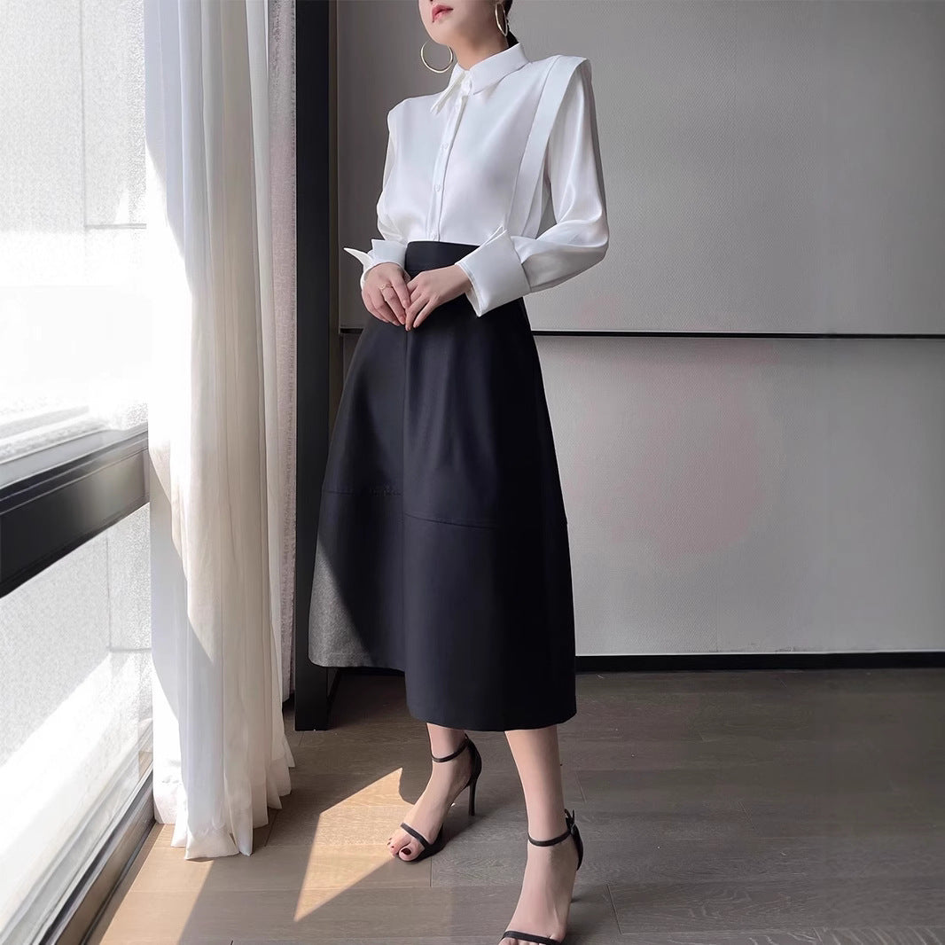 Damen Elegante und modische Bluse mit innovativen Schnitt Echoarchiv