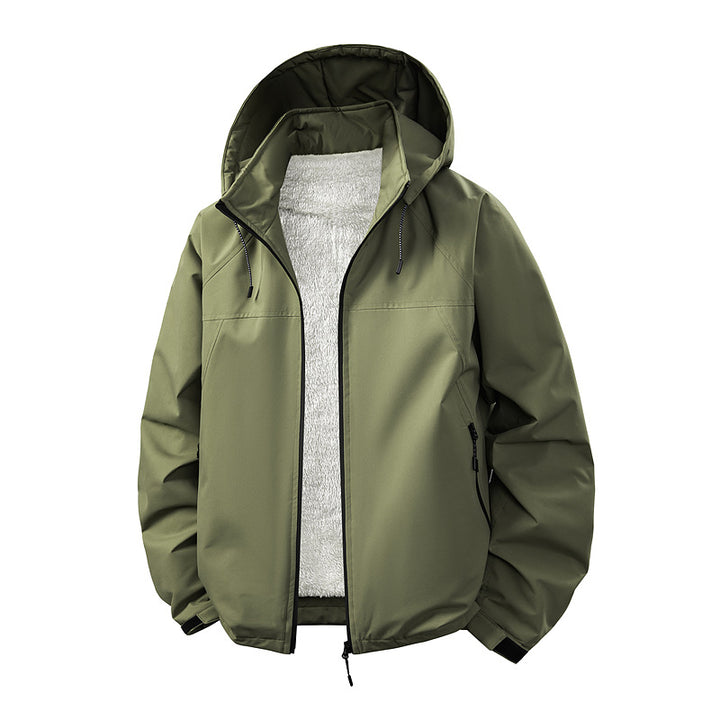 HerrenKapuzenjacke mit innerem Teddy-Futter Echo Archiv