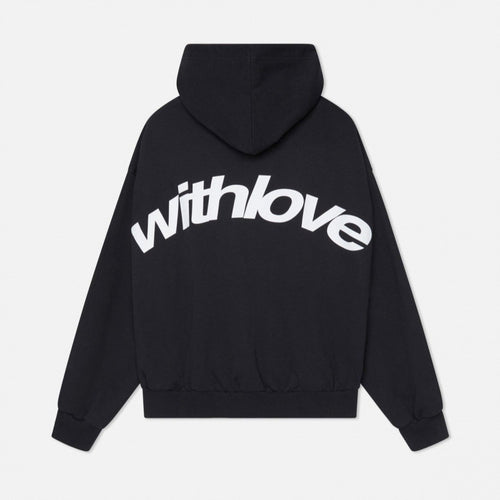 Unisex nan Oversized Kapuzenpullover mit großem Rückenprint und weichem Fleece Innen Echo Archiv