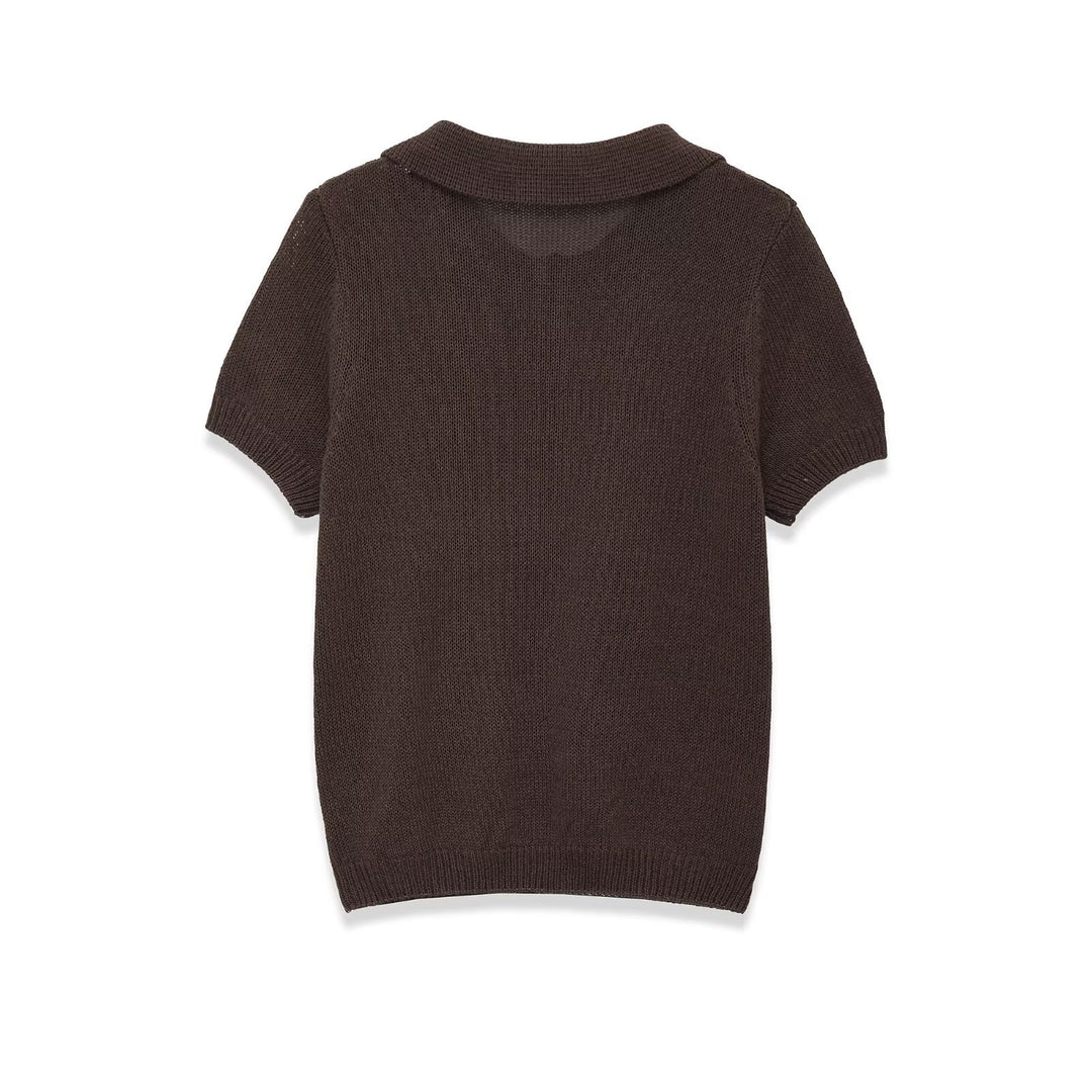 Damen Polohemd mit elegantem Kragen und hochwertigen Knopfdetails Echo Archiv