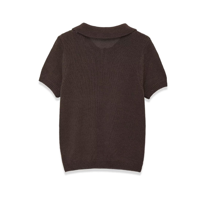 Damen Polohemd mit elegantem Kragen und hochwertigen Knopfdetails Echo Archiv