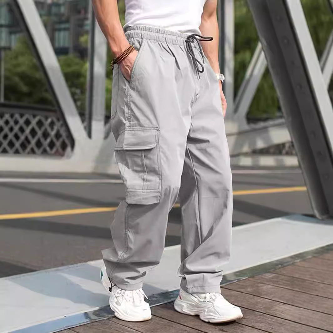 Herren Cargo-Hose mit vielen funktionalen Taschen und lockerer Passform Echoarchiv