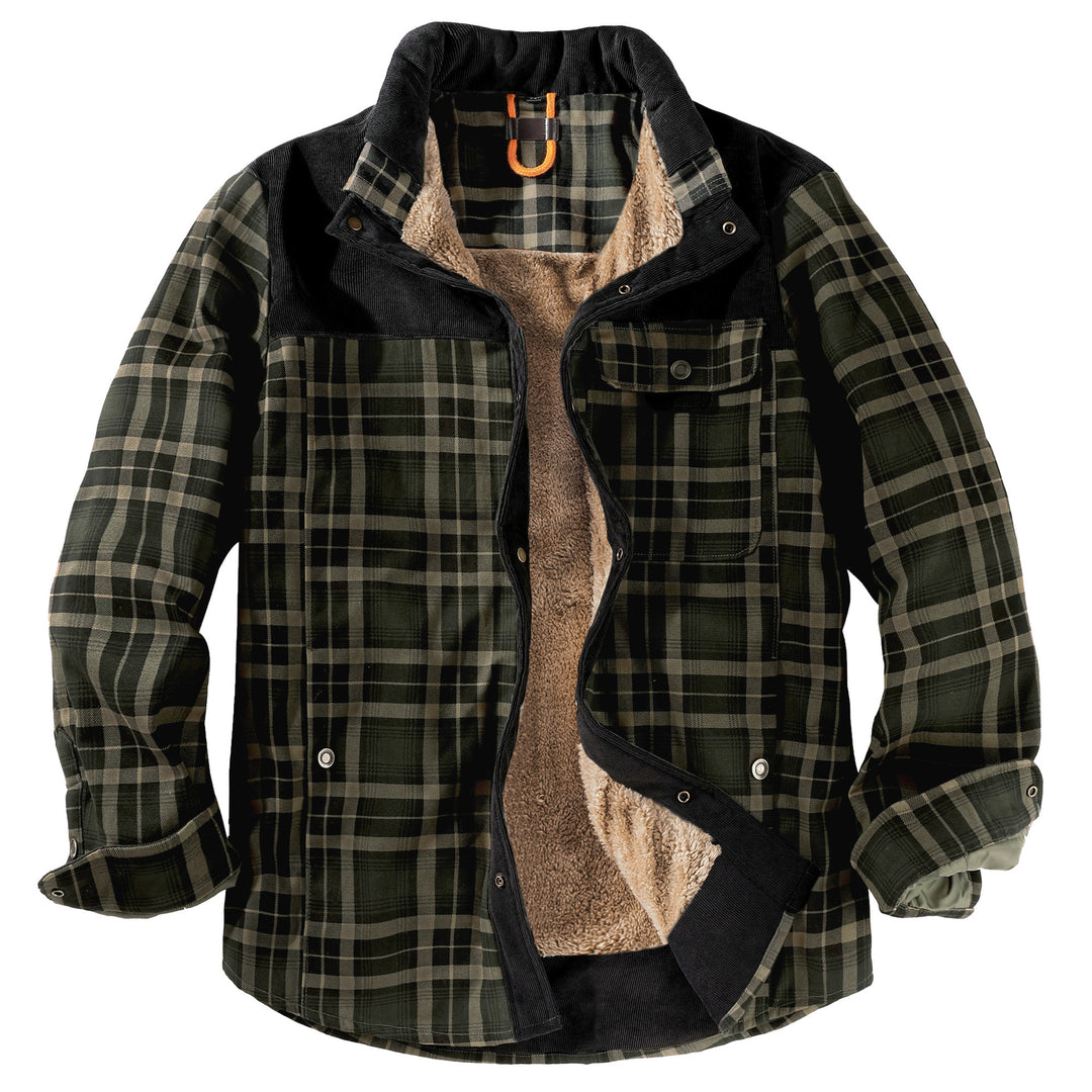 Herren Flanelljacke mit kuscheligem Innenfutter Echoarchiv
