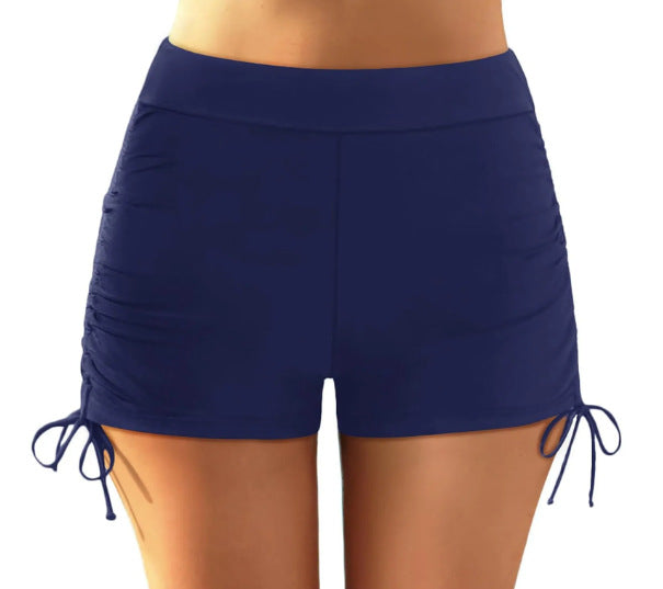 Damen Figurschmeichelnde Badeshorts mit Raffung und Seitenschnürung Echo Archiv