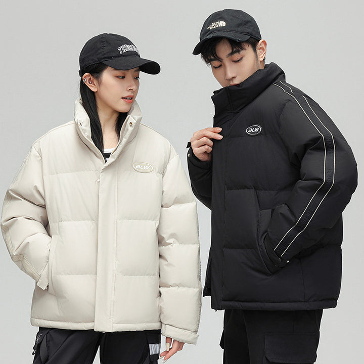 Herren Winterpufferjacke mit hohem Kragen Echoarchiv