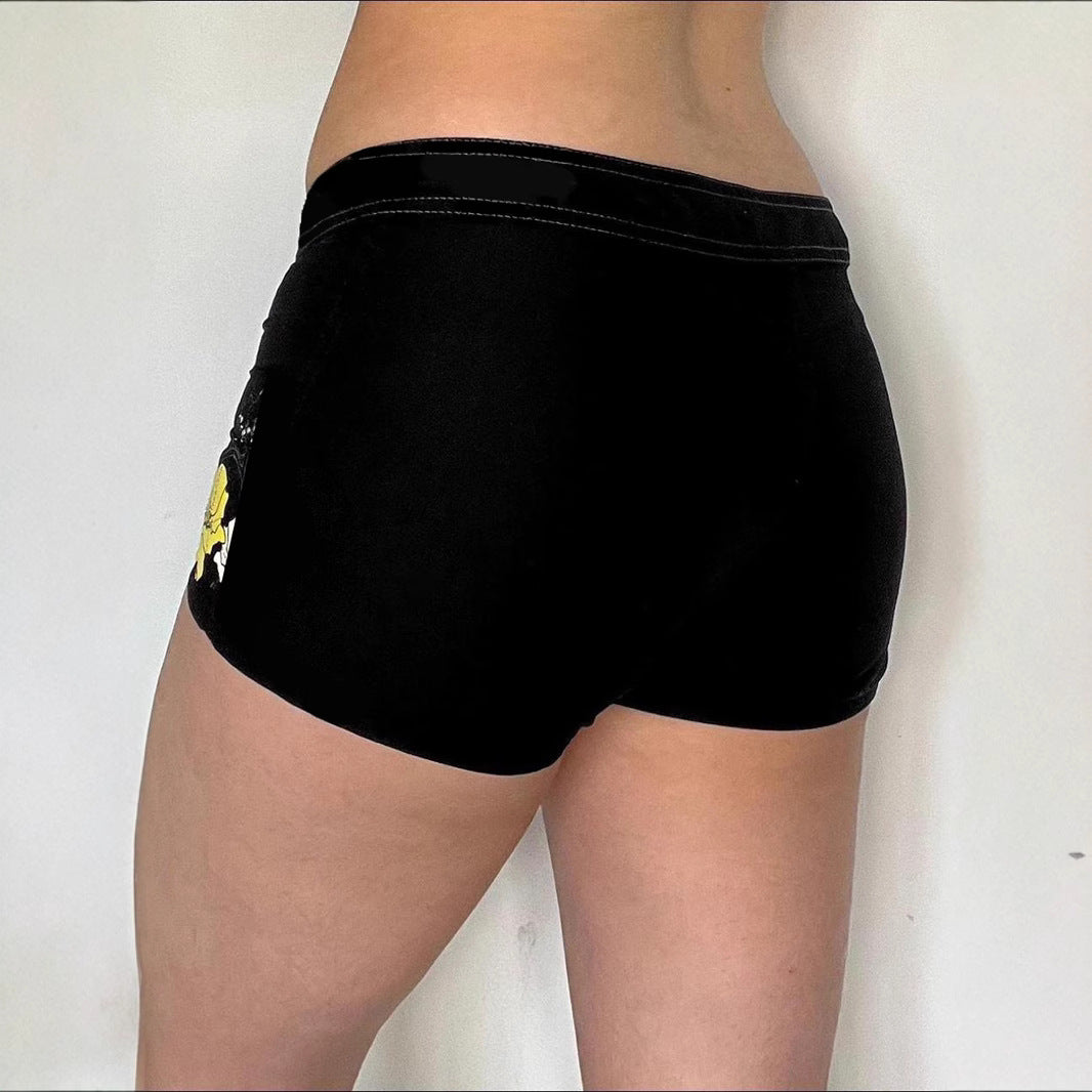 Damen Lustige Blumen-Shorts Echo Archiv