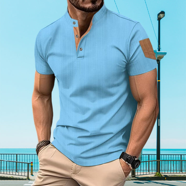 Herren Kurzarm Poloshirt mit Knopfleiste Echoarchiv