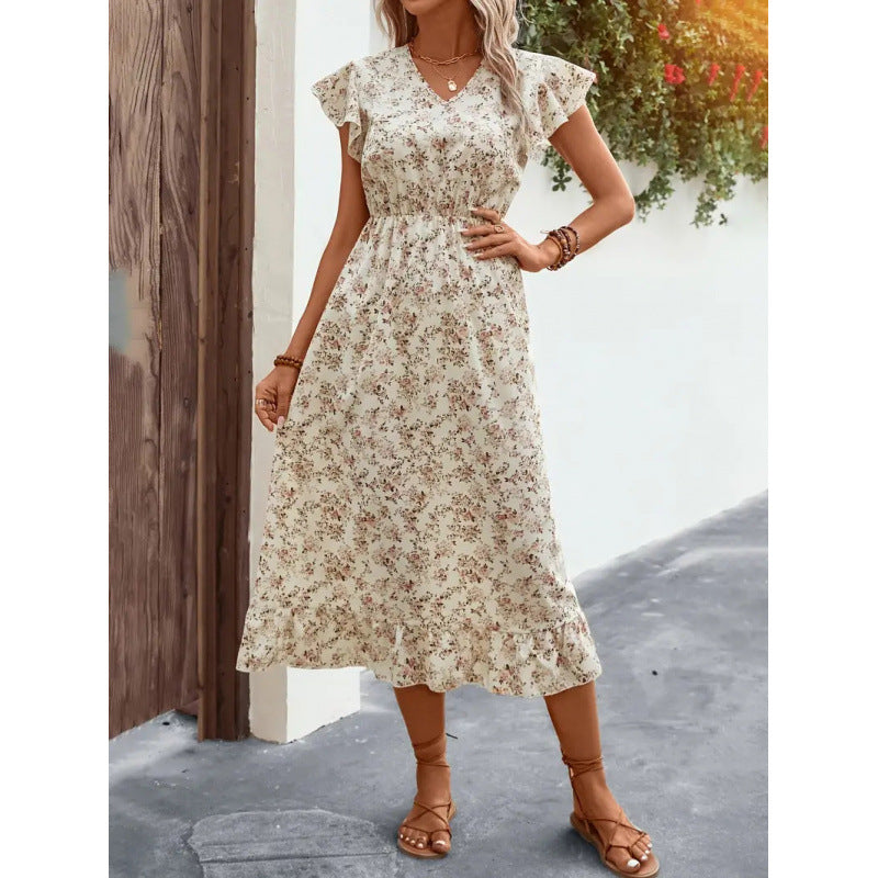 Damen Midikleid mit floralem Design Echo Archiv