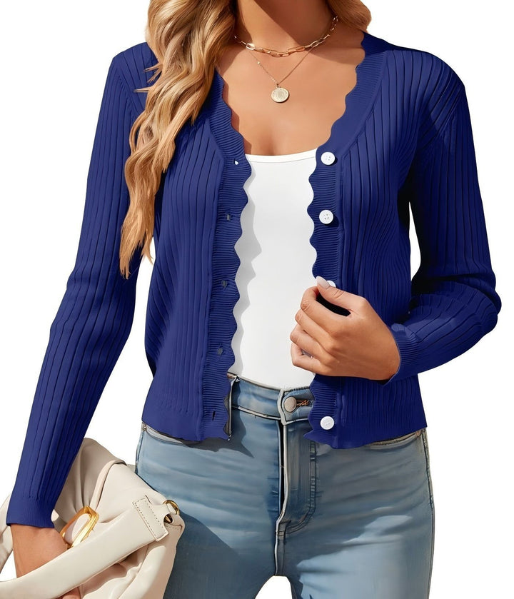 Damen Elegante und figurbetonte Strickjacke Echo Archiv