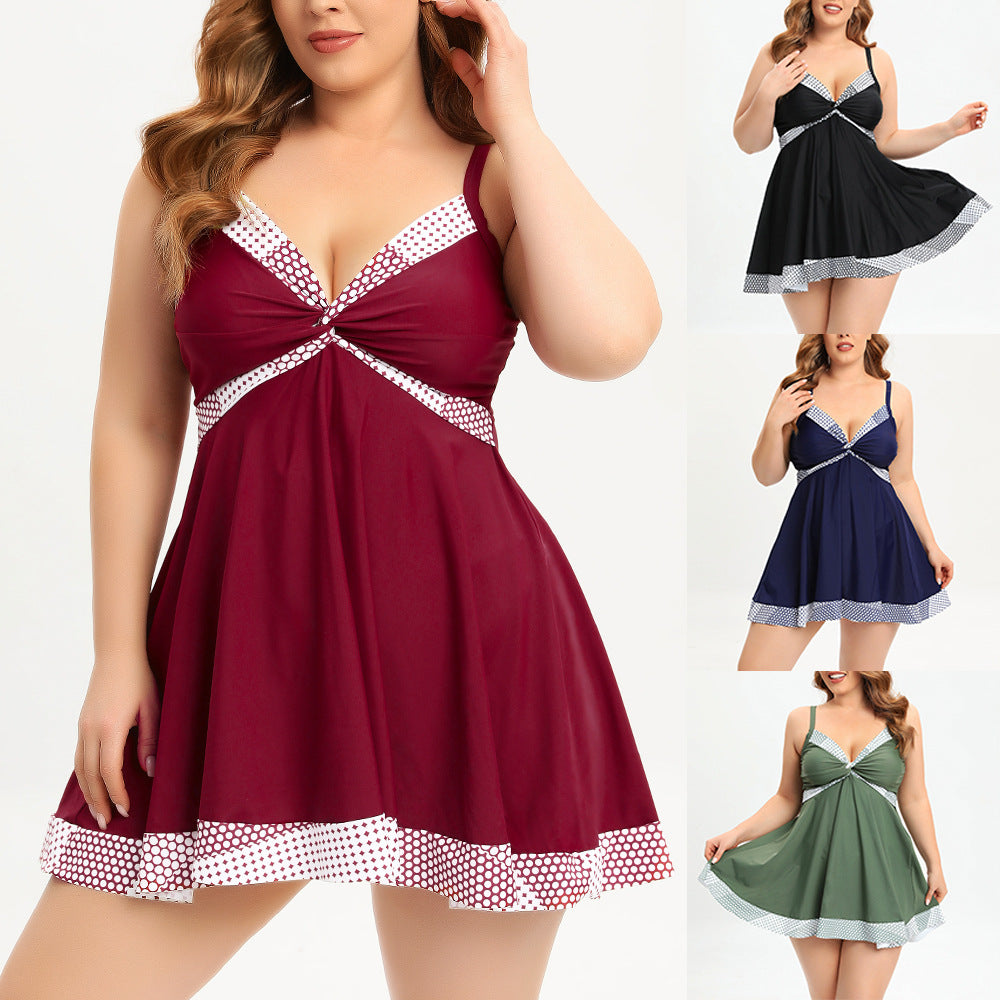 Damen lässiges Schwimmdress mit elegantem Knotendesign Echo Archiv