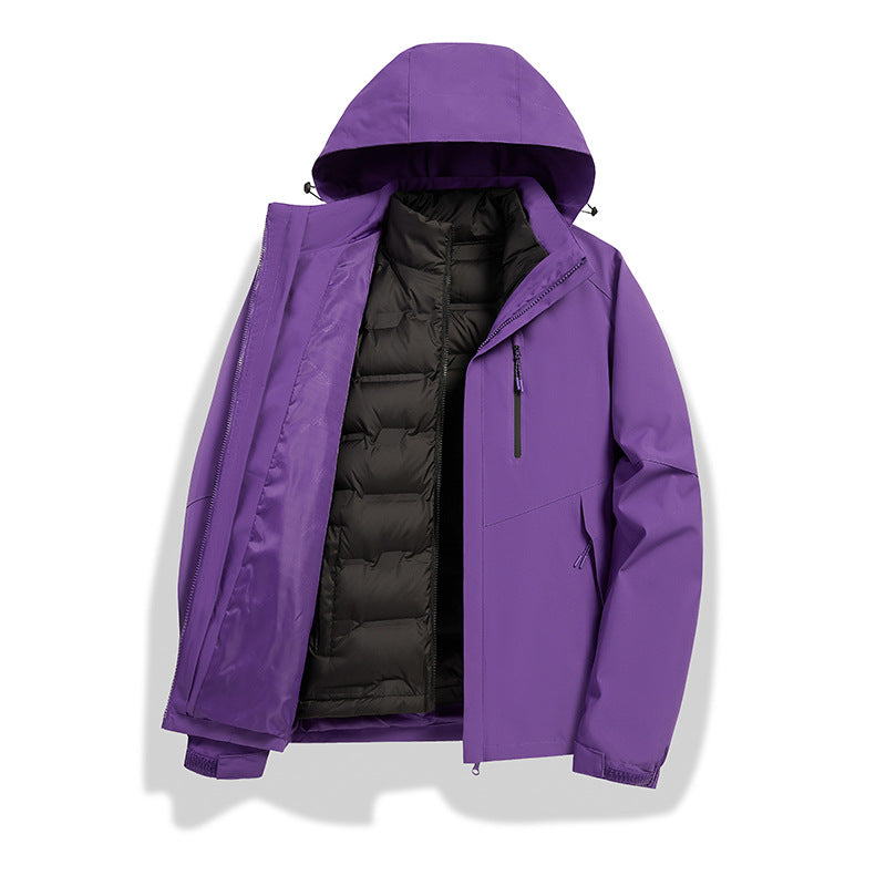 Herren Kombinierbare Winterjacke mit abnehmbarem Stepp-Innenfutter Echo Archiv