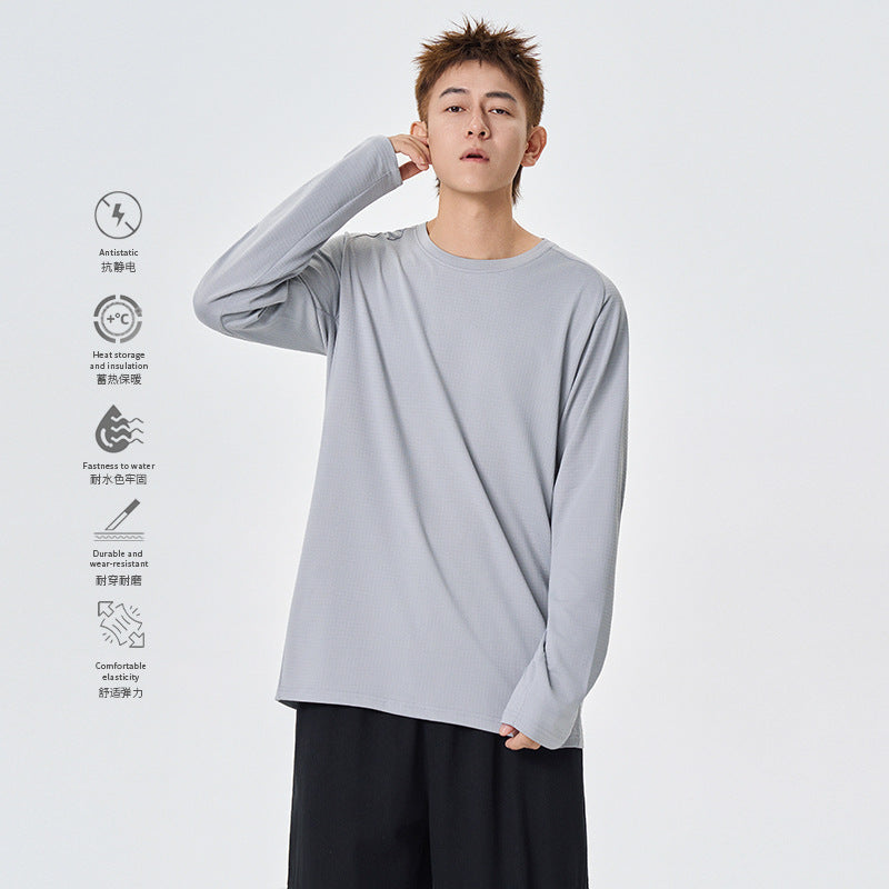 Herren Langarm-Thermo-Shirt mit Waffelstruktur und atmungsaktivem Funktionsmaterial Echo Archiv