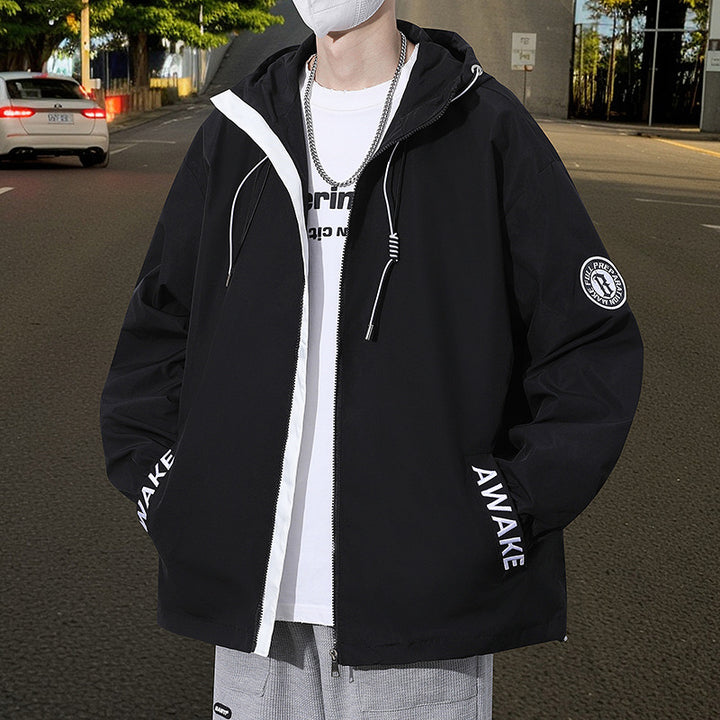 Unisex Freizeitjacke mit wasserdichten Eigenschaften und praktischen Taschen Echoarchiv