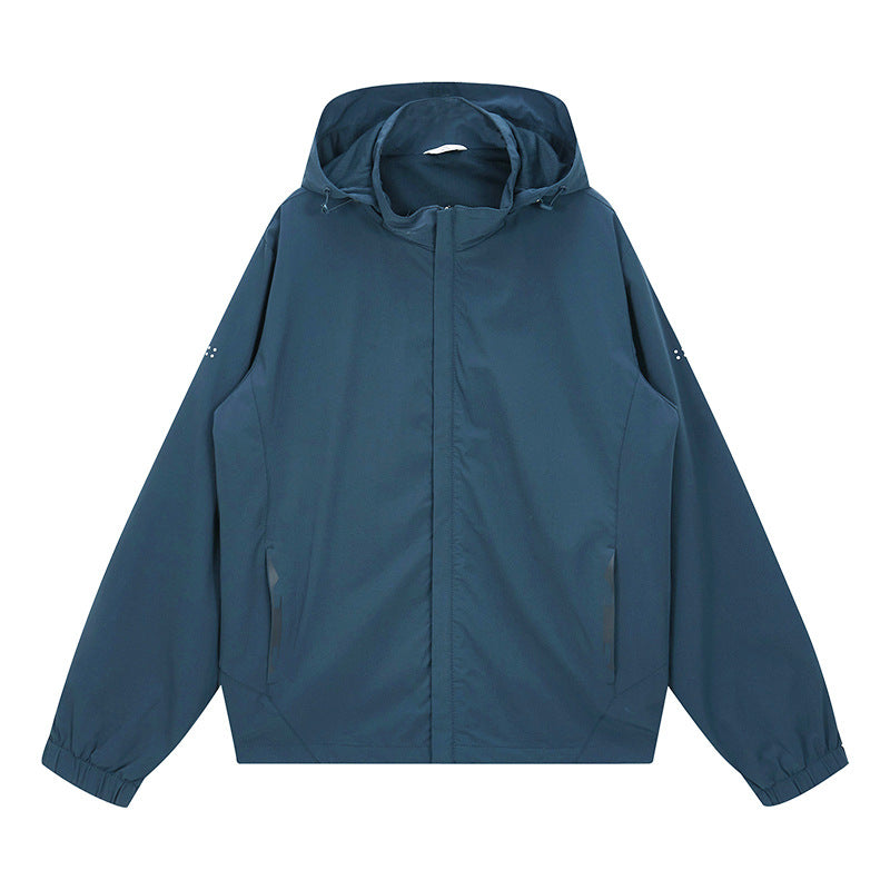 Herren wasserfeste Outdoor-Jacke mit verstellbarer Kapuze Echoarchiv