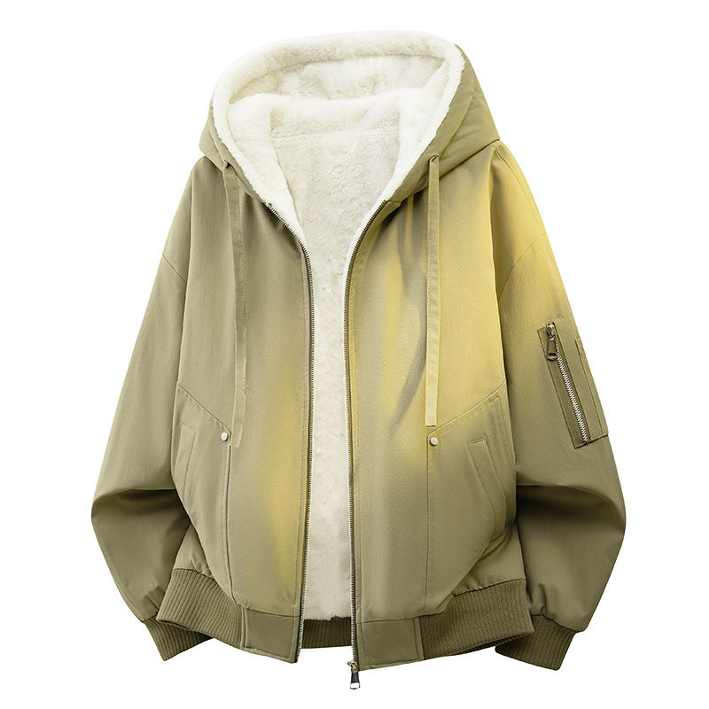 Herren Bequeme Fleecejacke mit Kapuze Echo Archive