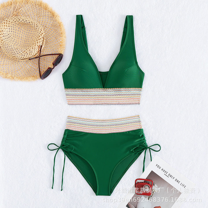 Damen Hochgeschnittener Sportbikini Echo Archiv