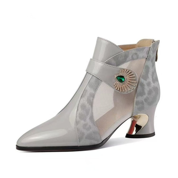 Damen Elegante Stiefeletten mit transparenten Einsätzen Echo Archiv