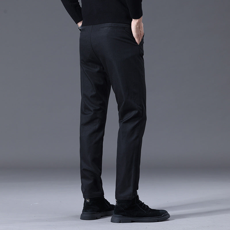 Herren entspannte Slim-Fit Hose mit praktischen Eingrifftaschen Echoarchiv