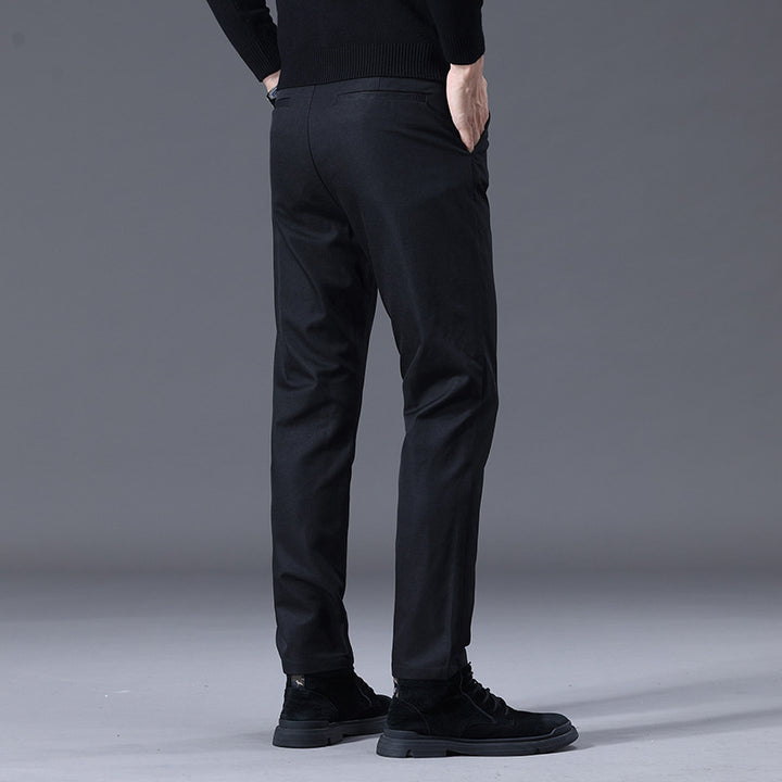 Herren entspannte Slim-Fit Hose mit praktischen Eingrifftaschen Echoarchiv