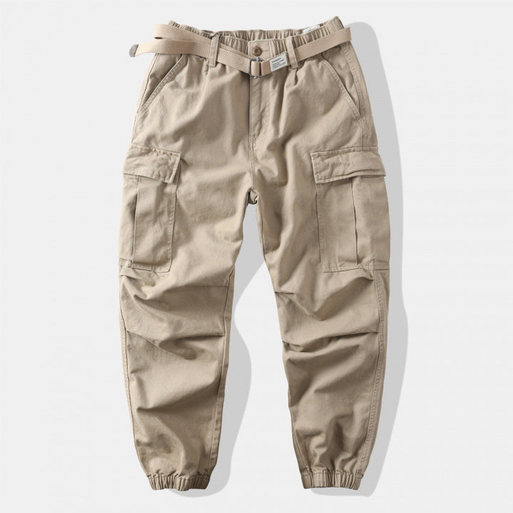 Herren Cargo-Hose mit verstellbarem Bund und praktischen Taschen Echo Archiv