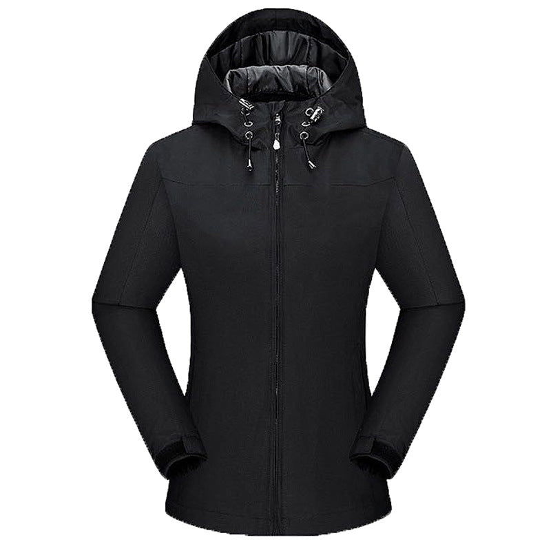 Herren Ultraleichter Ripstop-Kapuzenblouson mit wind- und wasserabweisender Membran Echo Archiv
