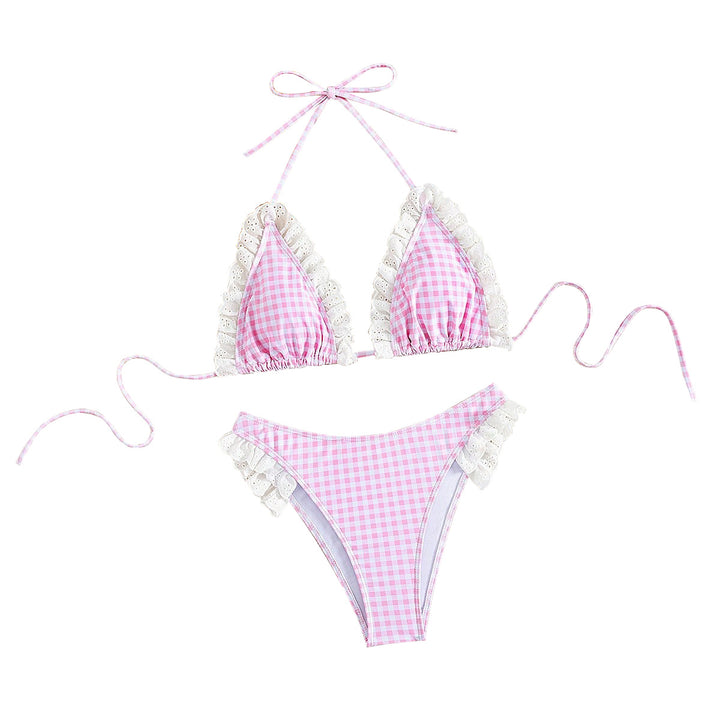 Damen Triangel-Bikini mit Rüschen Echo Archiv