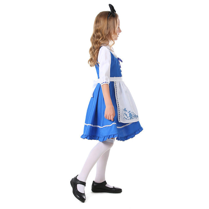 Mädchen Traditionelles Kleid Echo Archiv