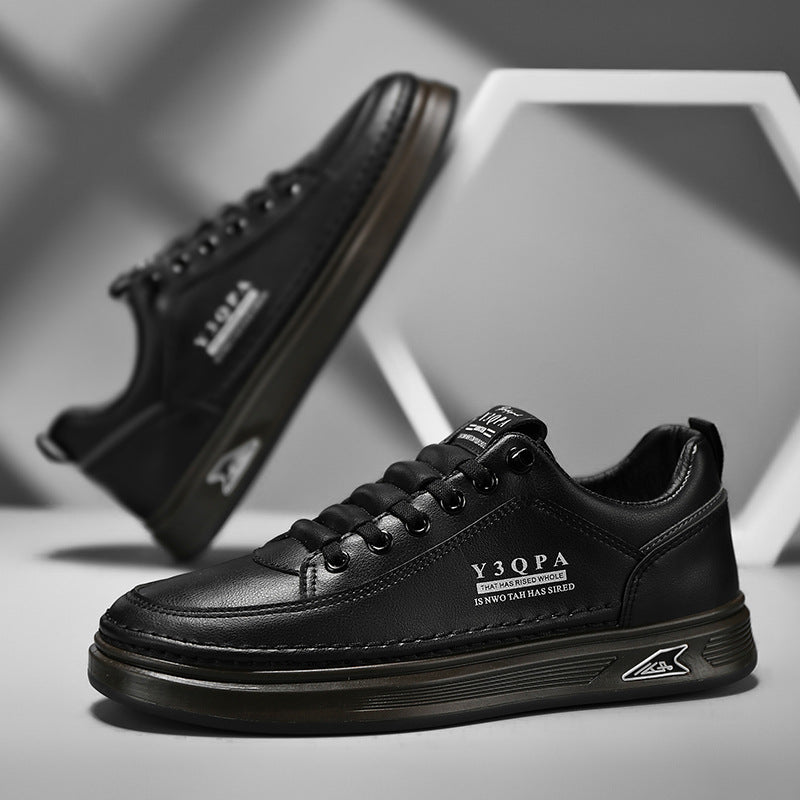 Herren Low-Top City-Sneaker aus Kunstleder mit dicker Komfortsohle und dezenter Logoprägung Echoarhiv – Norré