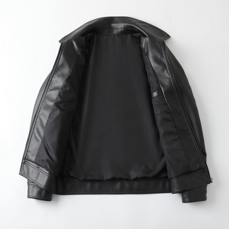 Herren Elegante Lederjacke Echo Archiv