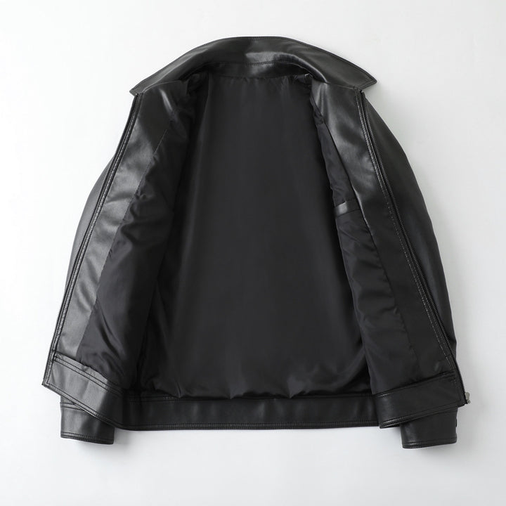 Herren Elegante Lederjacke Echo Archiv