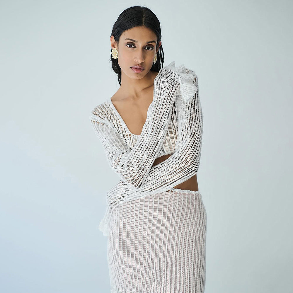 Damen elegantes und durchscheinendes Strandset Echo Archiv