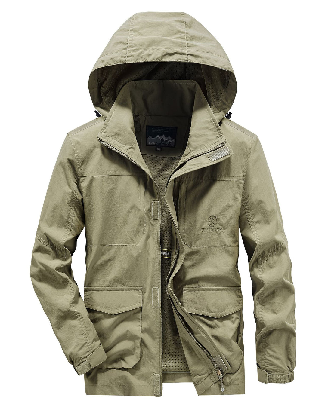 Herren Robuste Wetterjacke mit praktischen Taschen Echo Archiv