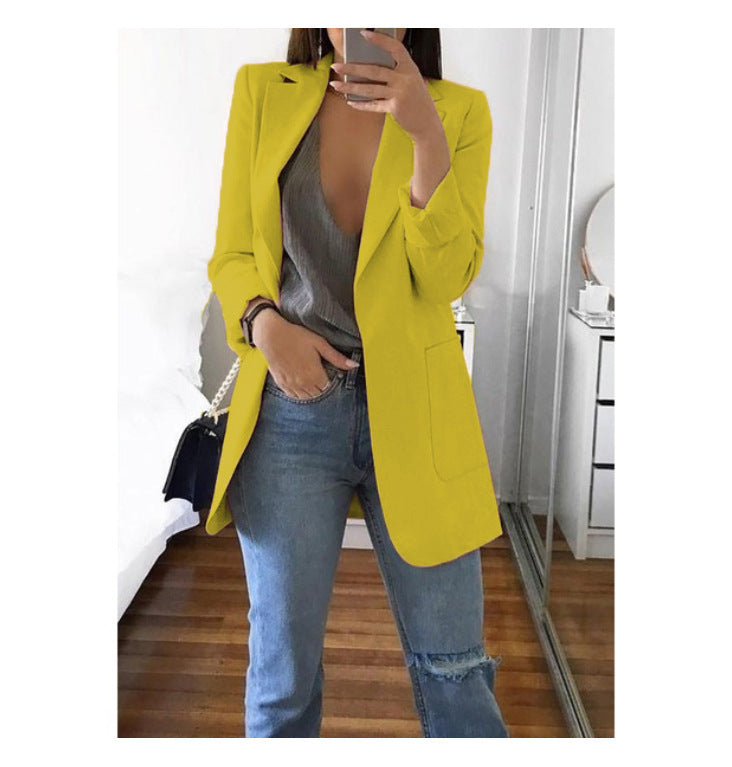 Damen eleganter Blazer mit tailliertem Schnitt und praktischen Taschen Echo Archiv